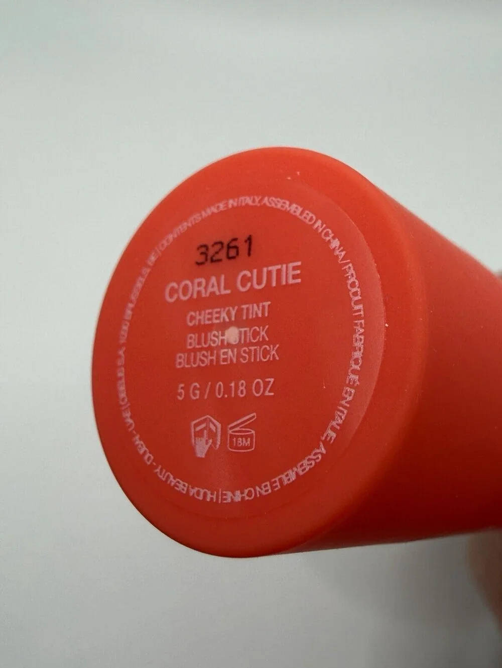 Huda Beauty Cheeky Tint Blush Stick Coral Cutie 3261 5g New In Box